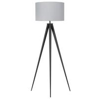 STEHLAMPE Stiletto 50/50/156 cm - Grau, Metall (50/50/156cm) - Beliani