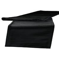 TISCHLÄUFER Samt&Sonders schwarz 140/40 cm - Schwarz, Textil (40/140cm) - beties Heimtextil