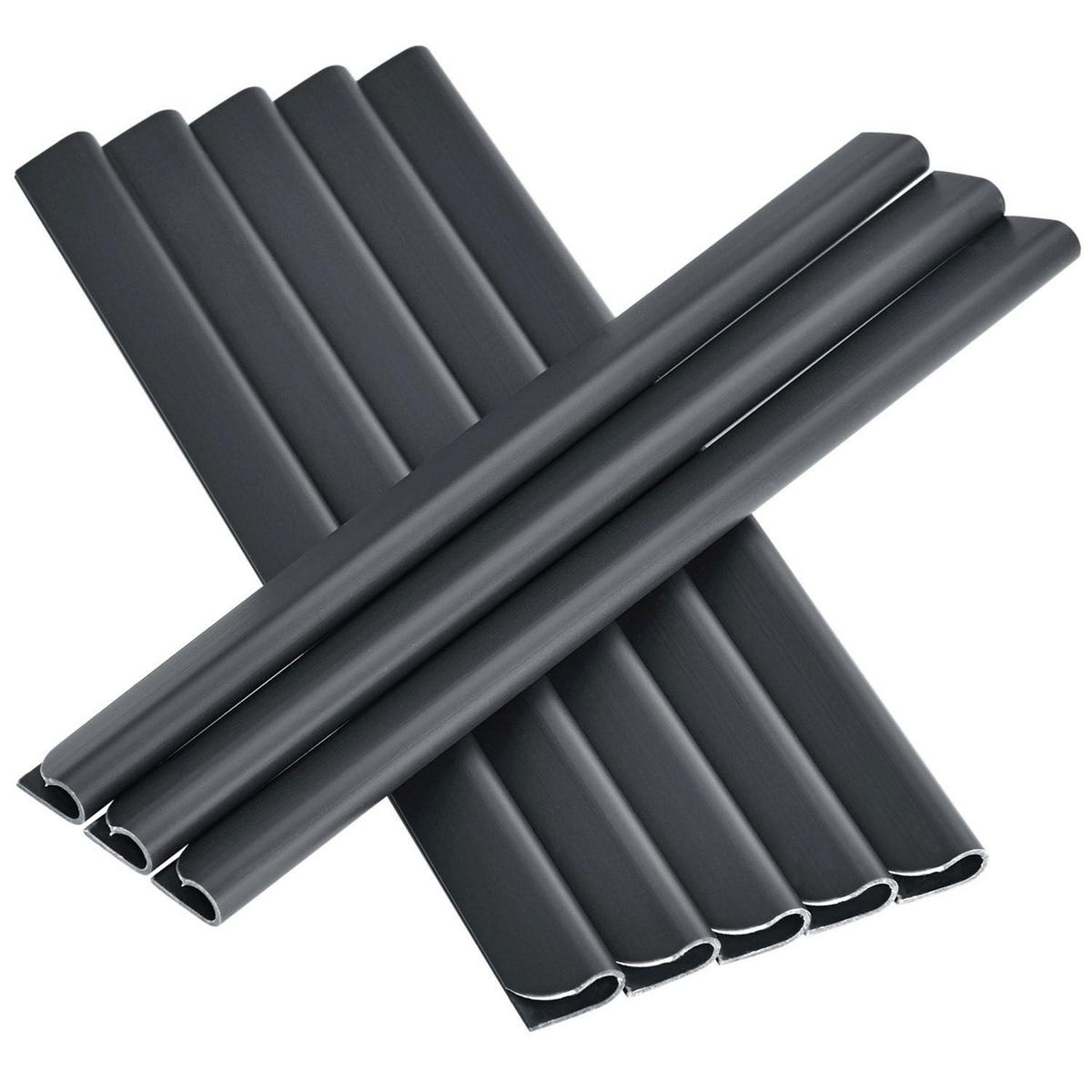 SICHTSCHUTZSTREIFEN anthrazit - Anthrazit, Kunststoff (3500/19cm) - Juskys