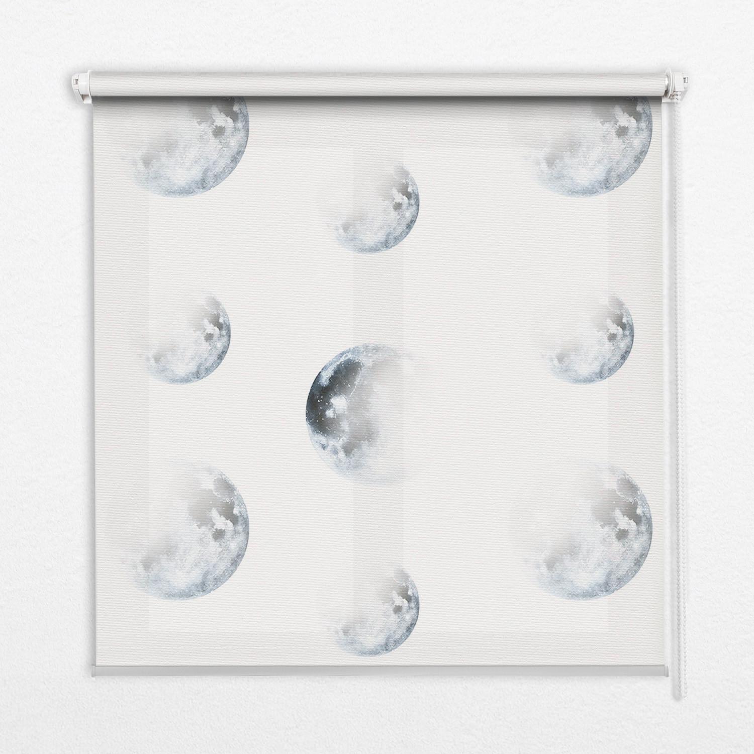 INNENROLLO - Fensterrollo - Rollo - 120x140 cm - Monde - Grau, Kunststoff (120/140/0.5cm) - TULUP