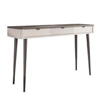 SCHMINKTISCH Konsole NAVANI 130 cm mit Schubladen Kaschmir Stein - Kaschmir, Holzwerkstoff (40/130/82cm) - Idohome