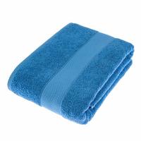 BADETUCH Essential blau 100/150 cm - Blaugrau, Textil (100/150cm) - Homescapes