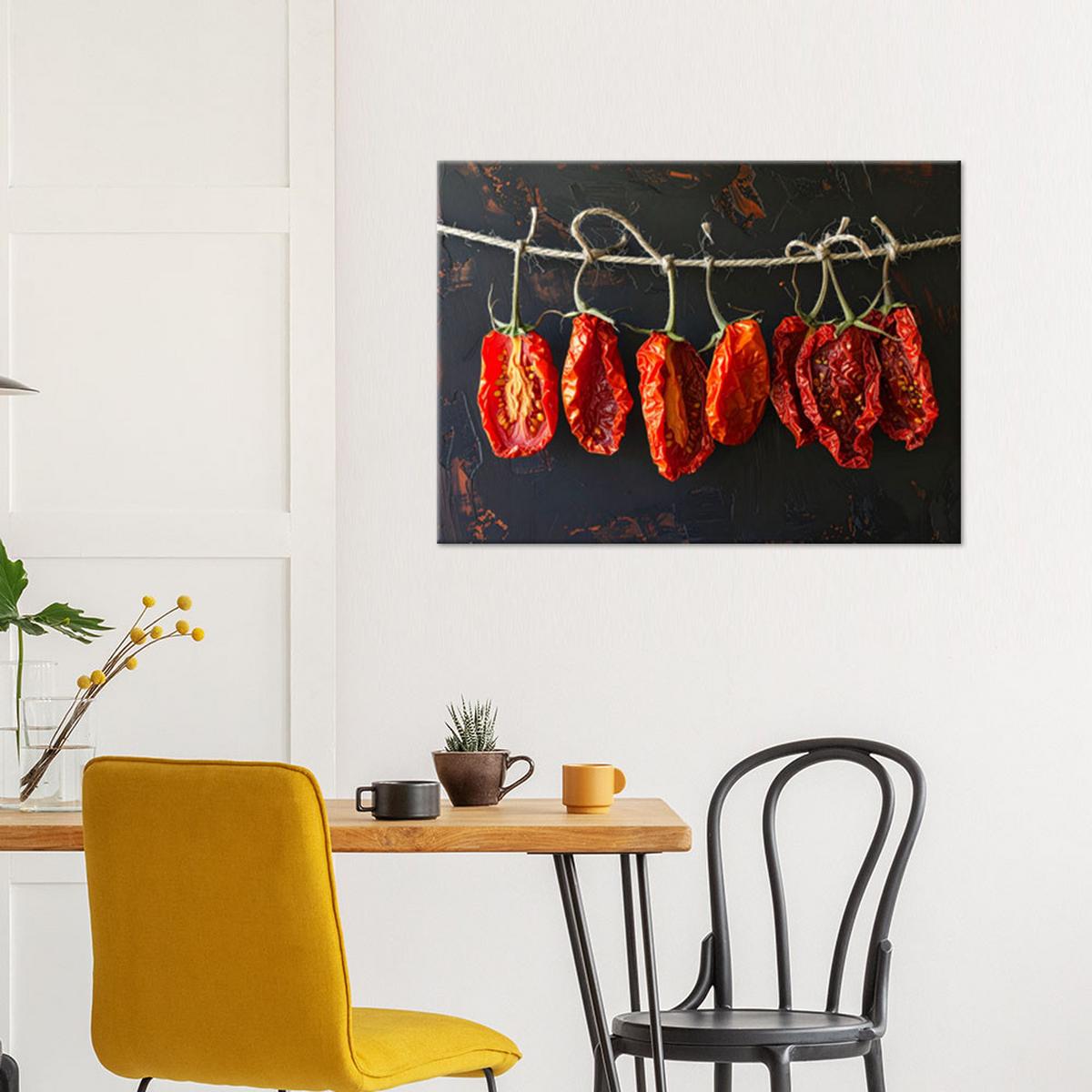 LEINWANDBILD Essen & Trinken 30x20cm - Rot, Textil (30/20cm) - Feeby