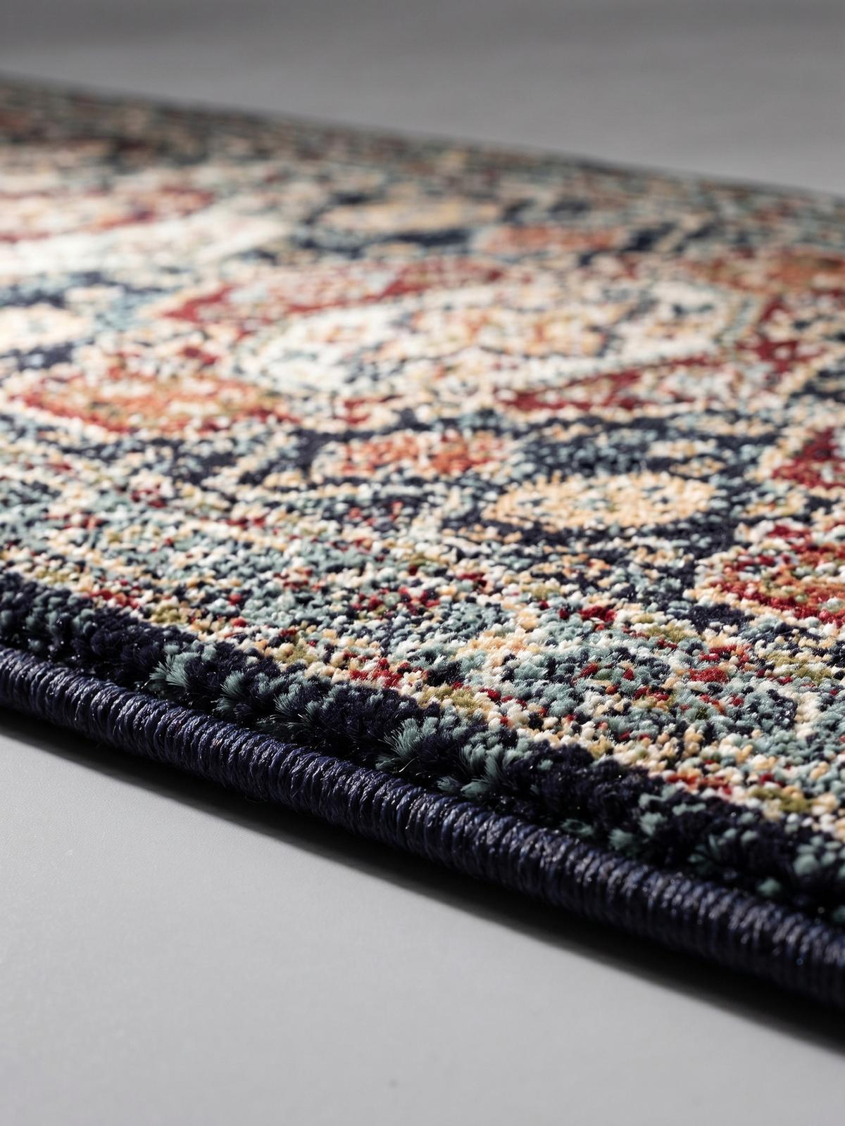 TEPPICH Hochflor GLAZERT in Blau, im Berber-Stil, 120 x 170 cm - Blau, Textil (120/170cm) - KADIMA DESIGN