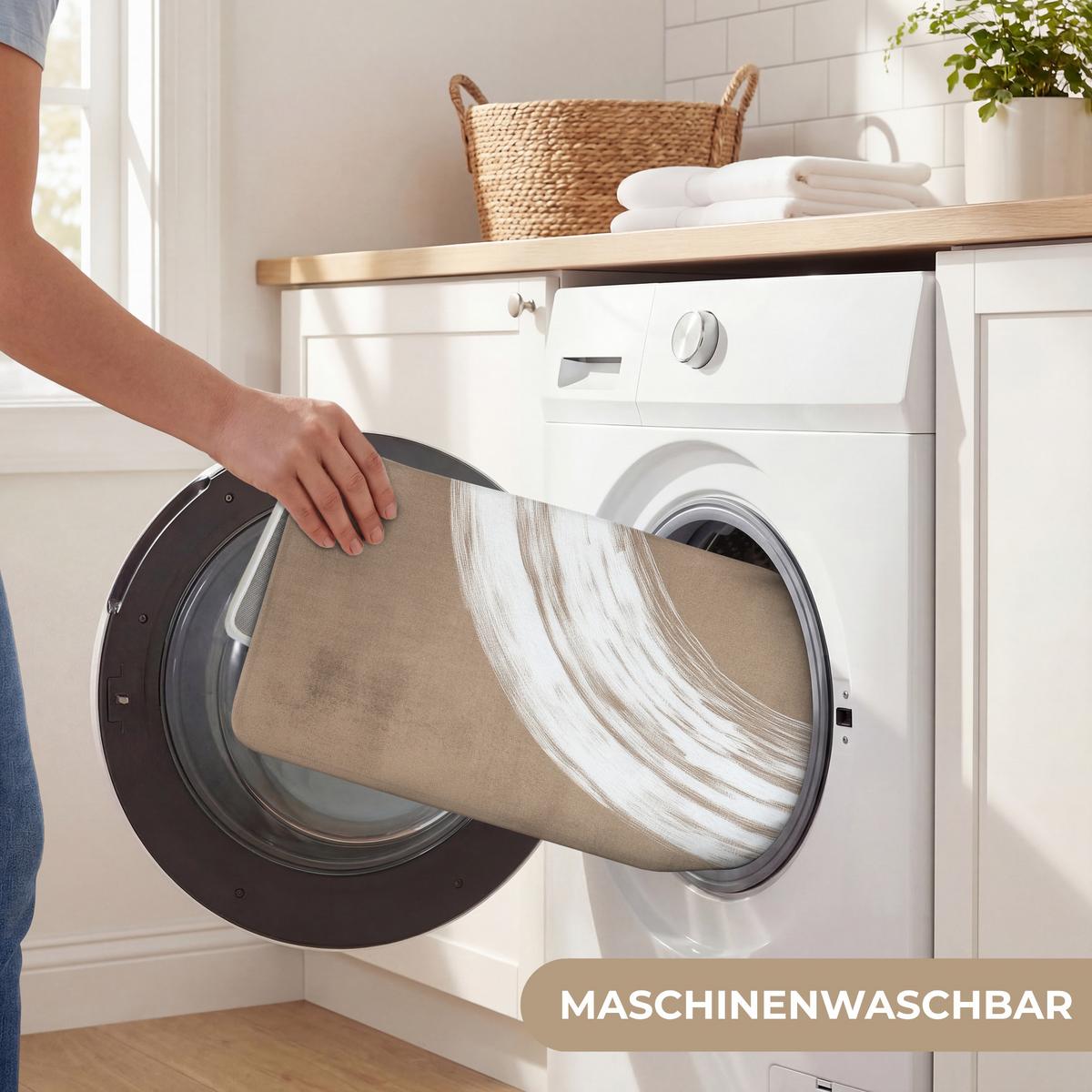 WC-VORLEGER Farbe - Braun - Japandi WC Teppich 50x80 cm - Mokka, Textil (50/1cm) - OnlyWow