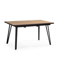 ESSTISCH Cleo Schwarz 140/90/77 cm - Schwarz, Keramik (140/90/77cm) - Calicosy
