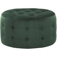 POUF Tampa 55/55/30 cm - Grün, Textil (55/30/55cm) - Beliani