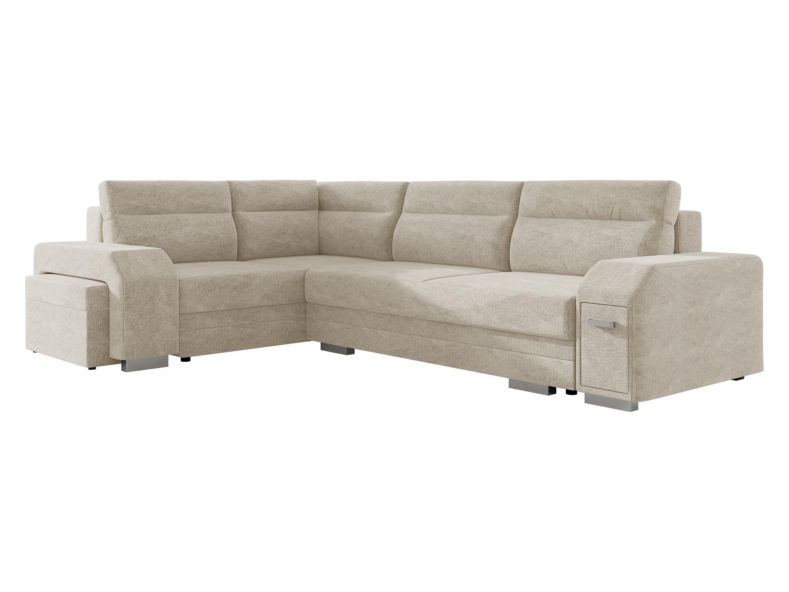 ECKSOFA Alvares, Seite: Links - Naturfarben, Holz/Kunststoff (305/205cm) - MIRJAN24