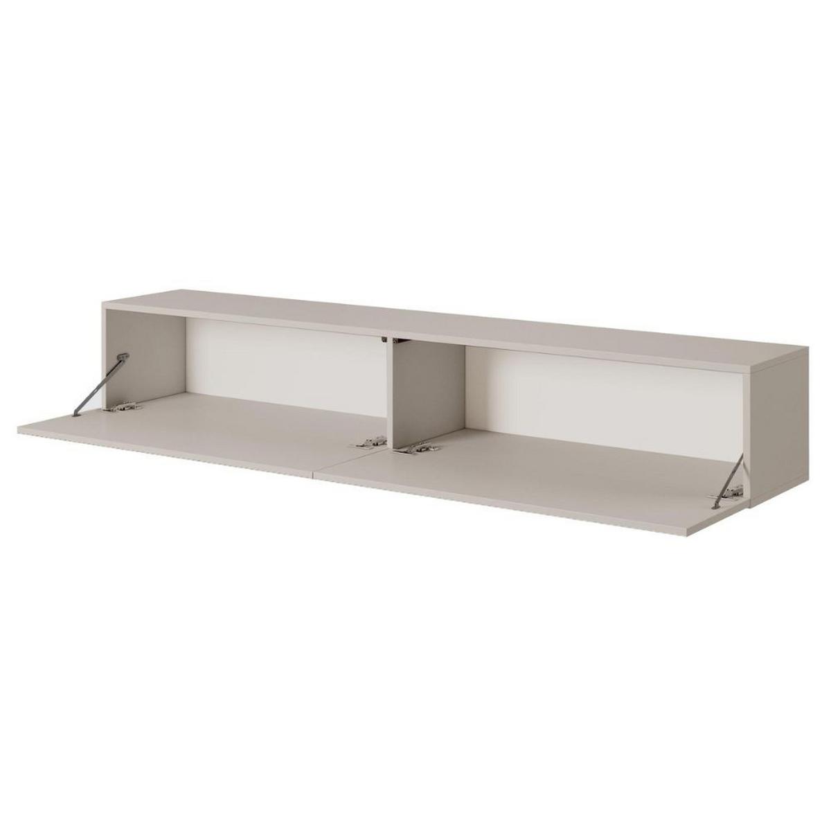 TV-HÄNGEBOARD Veldio Graubeige 175 cm - Greige, Holzwerkstoff (175/28.5/31.6cm) - Selsey