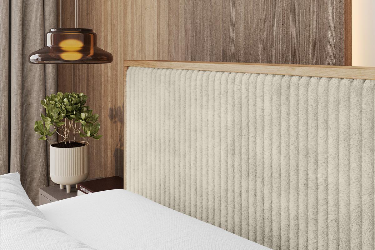 BOXBETT LOLLI9 - 180x200 - H4 Creme - Beige, Holzwerkstoff (180/200cm) - ALTDECOR
