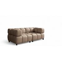 SOFA 2-sitzer Flow - Hellbraun, Holzwerkstoff/Textil (192/71/96cm) - Fun Möbel