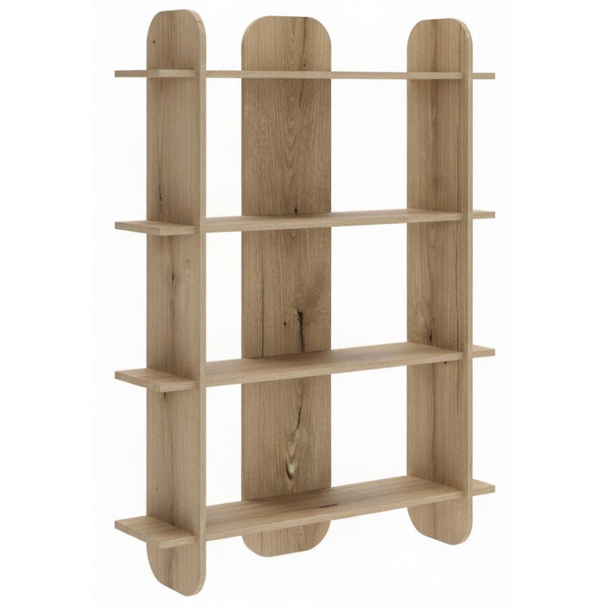 REGAL Livio Eichenholzoptik 107 cm - Beige, Holzwerkstoff (107.2/149.4/28cm) - Selsey
