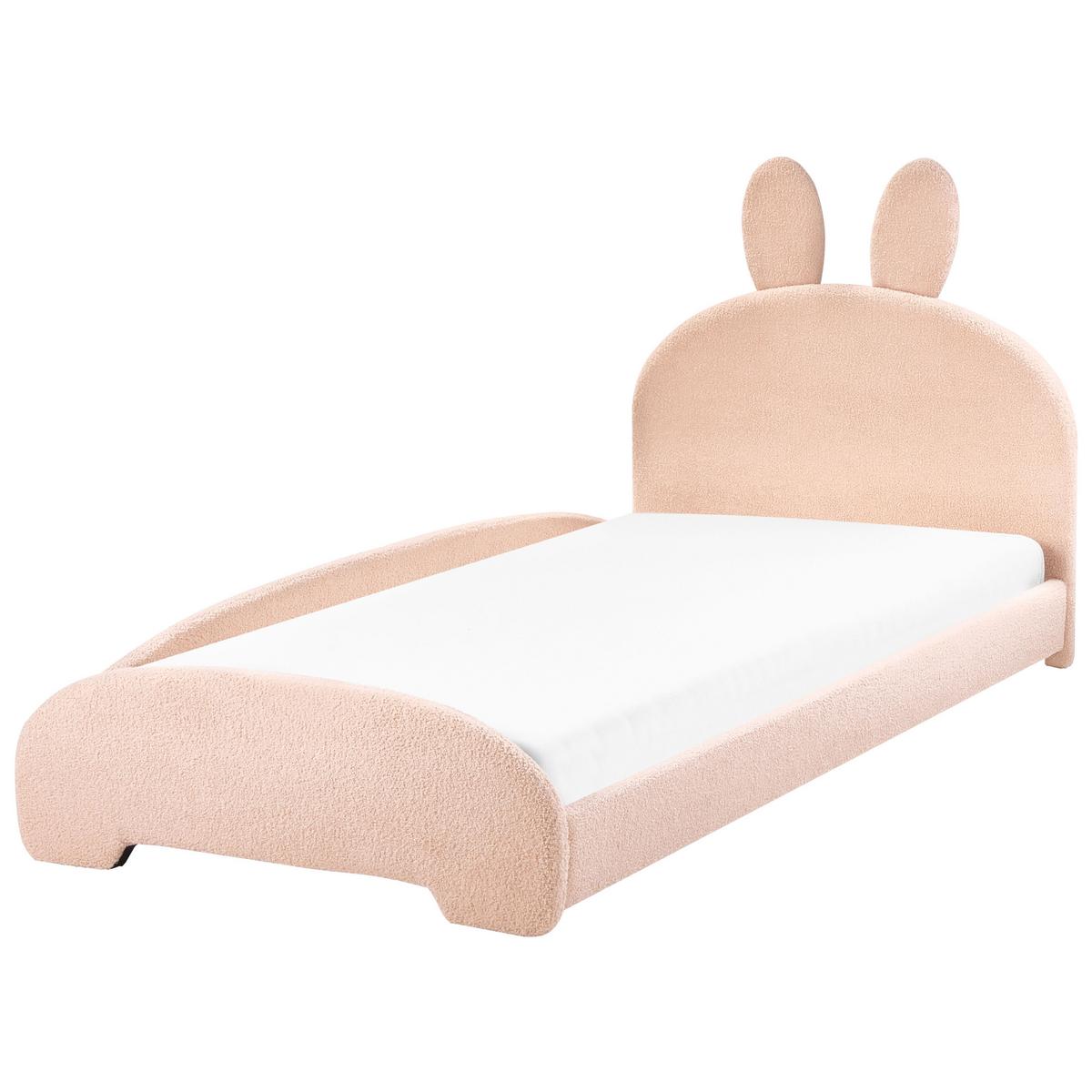 KINDERBETT 90x200 cm Beige Perros - Beige, Textil (90/200cm) - Beliani