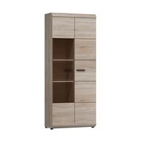 VITRINE in Sonoma Eiche - Sonoma Eiche, Holzwerkstoff (80/194/37cm) - MASSENO