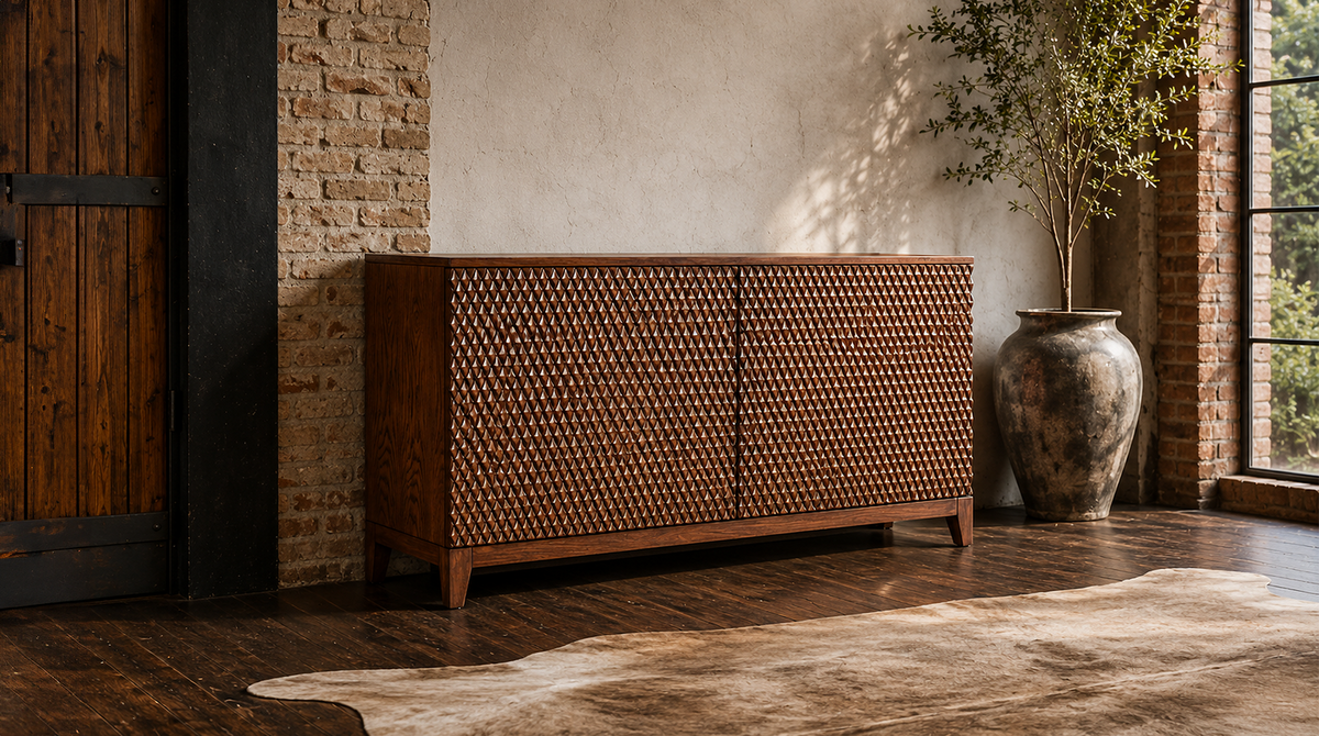 SIDEBOARD COPAS Braun Holz - Braun, Eichenholz/Holz (150/85/40cm) - KAWOLA