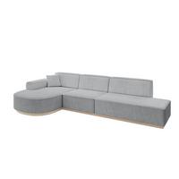ECKSOFA Ottomane Links ARRIO-L2 - 328x171x83 cm Grau - Grau, Holzwerkstoff/Textil (328/171cm) - ALTDECOR
