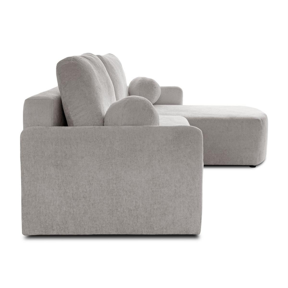 ECKSOFA BLISS mit Schlaffunktion und Bettkasten Harmony 80 - Grau, Textil (212/160cm) - Lookway