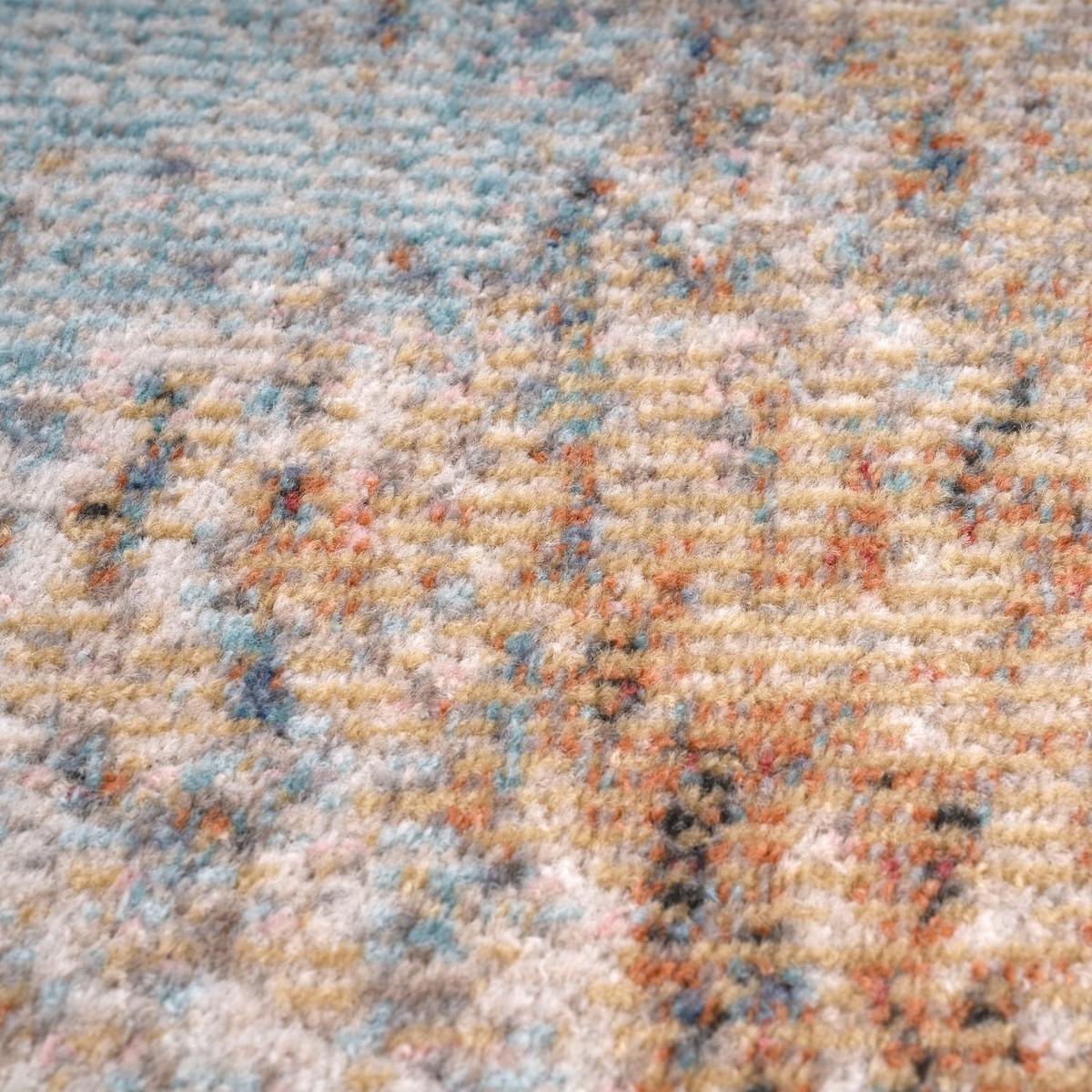 OUTDOORTEPPICH, abstrakt, Florhöhe 2 mm, Mehrfarbig, 60 x 100 cm - Multicolor, Textil (100/60cm) - KADIMA DESIGN