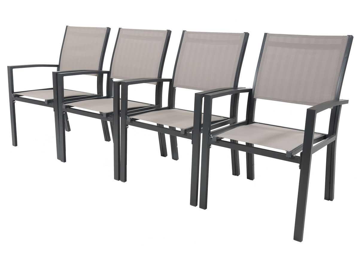 GARTENSESSEL tropic Taupe - Taupe, Metall (62/90/57cm) - Habitat Garten