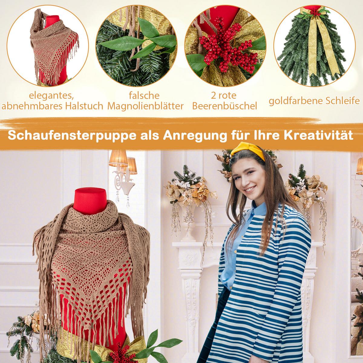 WEIHNACHTSBAUM Grün - Grün, Kunststoff (150cm) - COSTWAY