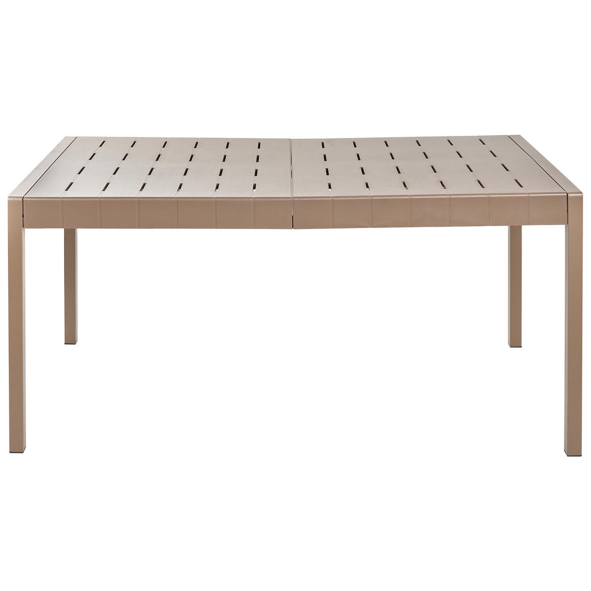 GARTENTISCH 154/84 cm Braun Bartica - Braun, Kunststoff (154/84/76cm) - Beliani