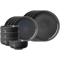BASIC-SET Toledo grau 12-tlg. - Grau, Keramik (2/2/2cm) - Ritzenhoff Breker