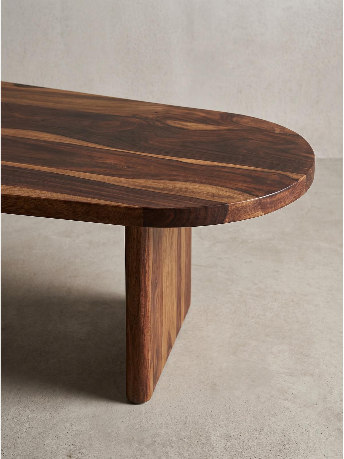 COUCHTISCH CAZORLA, Dunkles Massivholz, 120 x 60 x 32 cm - Braun, Holz (60/120/32cm) - KADIMA DESIGN
