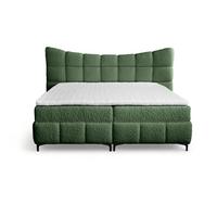BOXBETT Nova In Rolf - Grün, Holzwerkstoff/Textil (140/200cm) - Fun Möbel