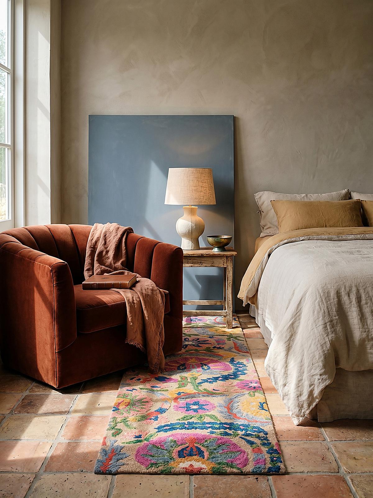 WOLLTEPPICH HEDDA, floral, Bunt, 80 x 300 cm - Multicolor, Textil (300/80cm) - KADIMA DESIGN