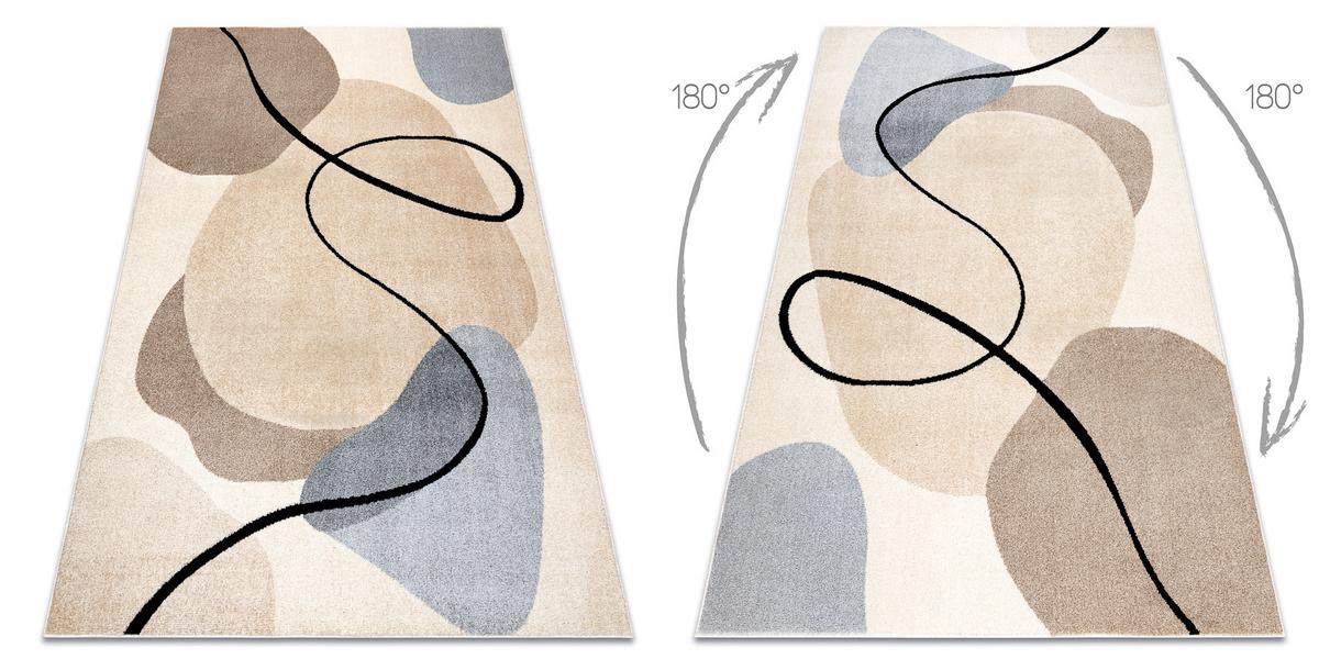 TEPPICH Fusion 80/150 cm - Creme, Textil (80/150cm) - rugsX