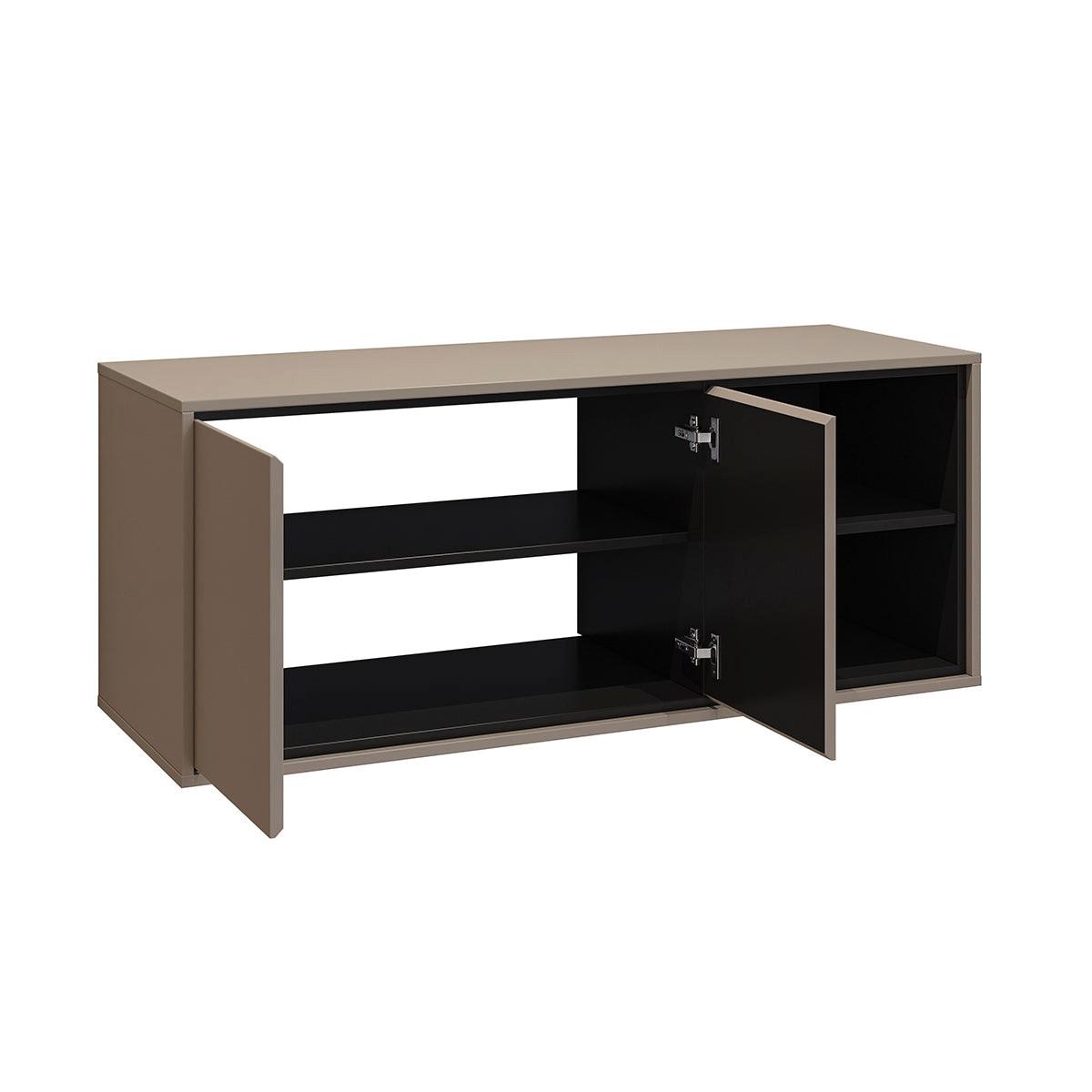 WASCHTISCHUNTERSCHRANK 120cm Sophéa 2er-Set Taupe - Taupe, Holzwerkstoff (120/50.8/48cm) - Petits-meubles