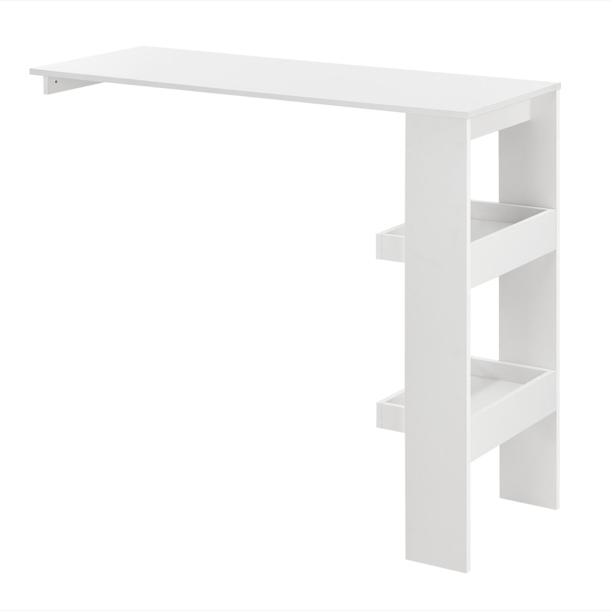 BARTISCH Bromölla - Weiß, Holzwerkstoff (45/120/106cm) - [en.casa]