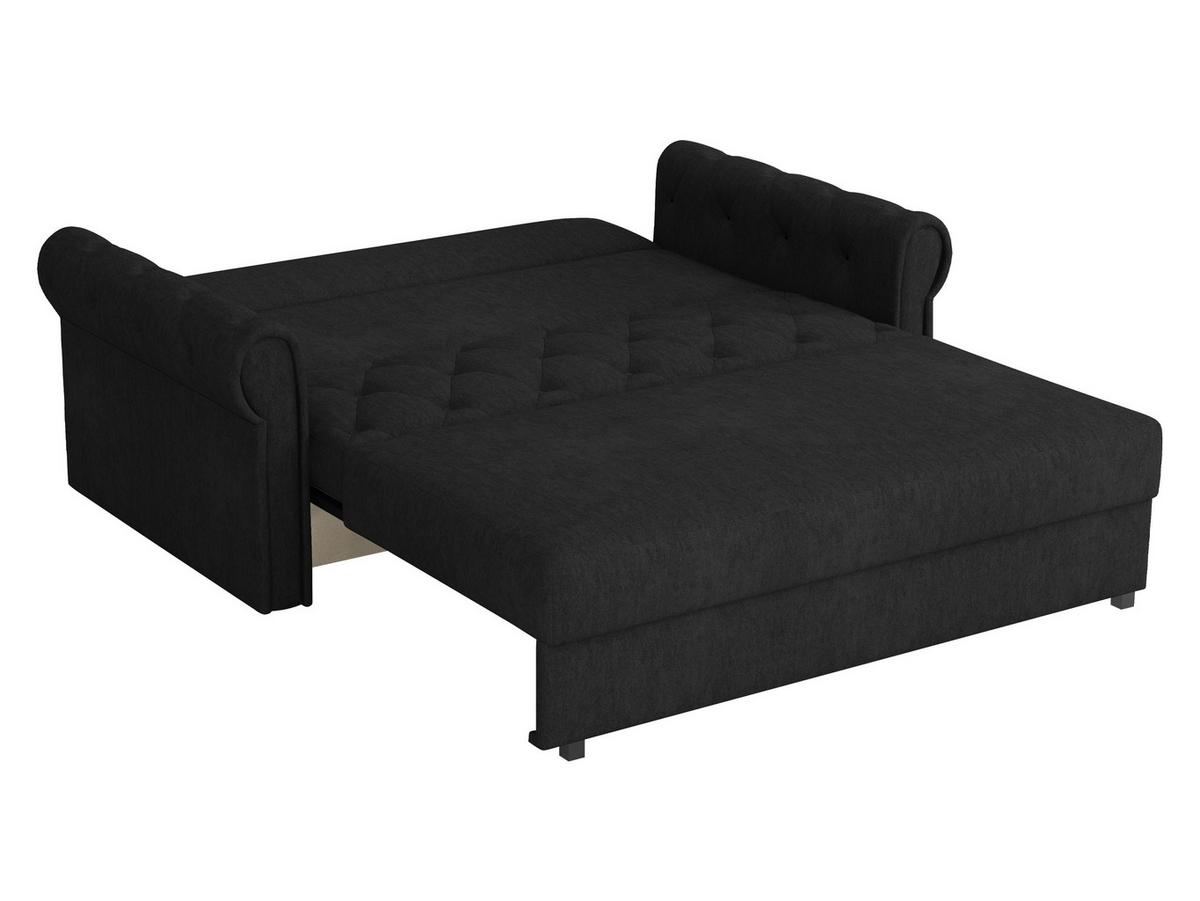 SCHLAFSOFA Viva Roma IV - Graphitfarben/Schwarz, Holz/Textil (188/85/98cm) - MIRJAN24