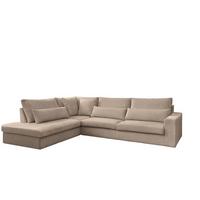 ECKSOFA Thora - Beige, Holzwerkstoff/Textil (315/245cm) - Fun Möbel