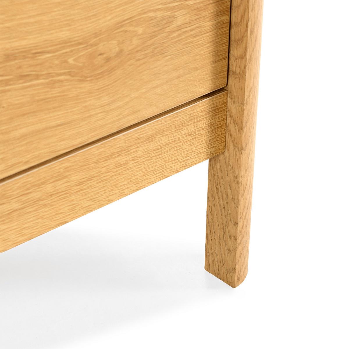 NACHTTISCH Nassau 2 schubladen Eichenfarbe - Honigeiche, Holzwerkstoff (45/50/40cm) - VS Venta-stock