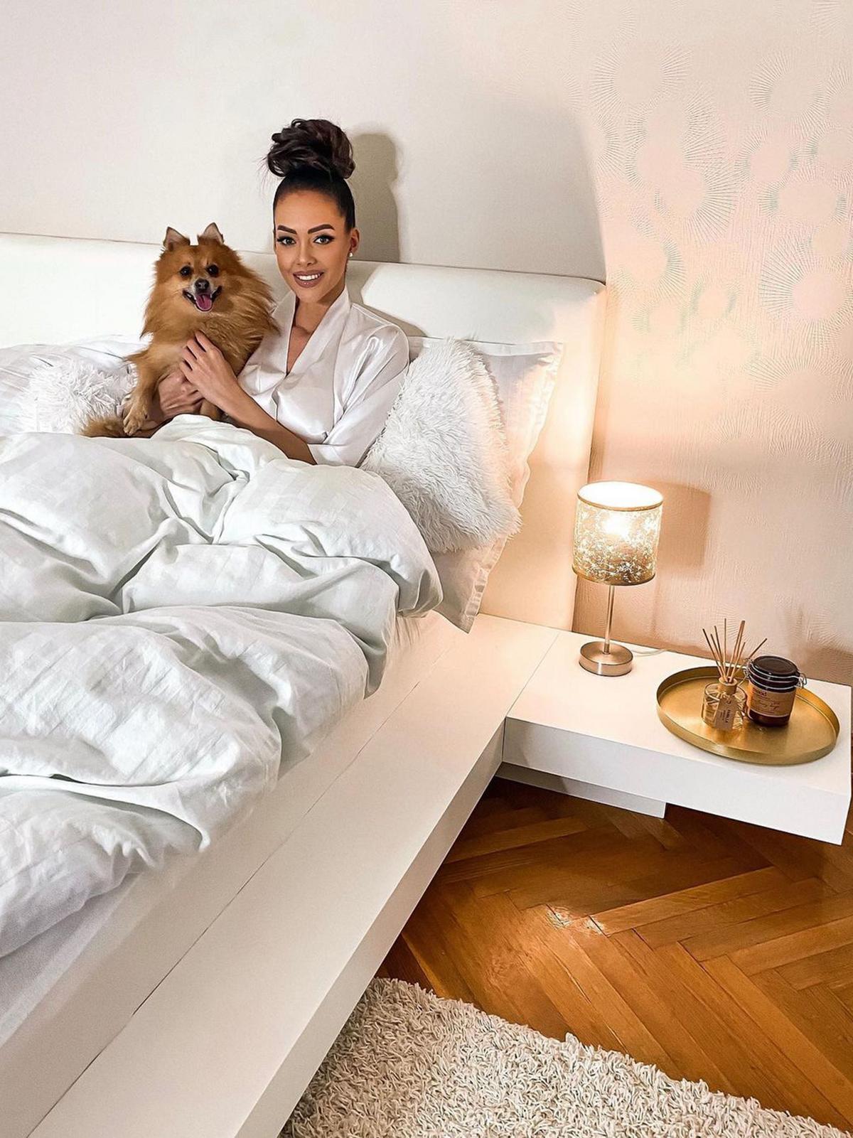 BETT mit Lattenrost 180x200 cm Weiß Zen - Weiß, Holzwerkstoff (180/200cm) - Beliani