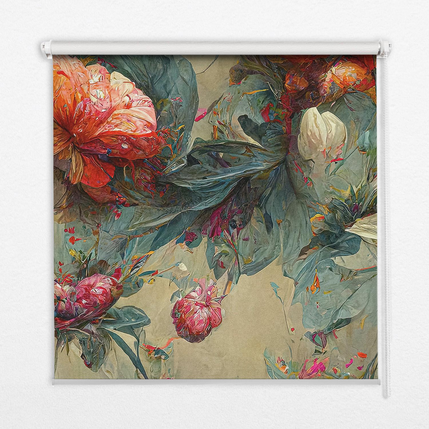 INNENROLLO - Fensterrollo - Rollo - 60x40 cm - Wiese - Braun, Kunststoff (60/140/0.5cm) - TULUP