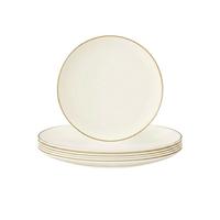 FRÜHSTÜCKSTELLER Savona Fine Diamond creme ø 22,6 cm 6er Set - Creme, Keramik (22.6cm) - Seltmann Weiden