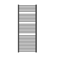 BADHEIZKÖRPER elektrisch Sahara 750x1800 mm Anthrazit gerade mit Heizstab 1200W Digital - Anthrazit, Metall (75/180/3cm) - LuxeBath