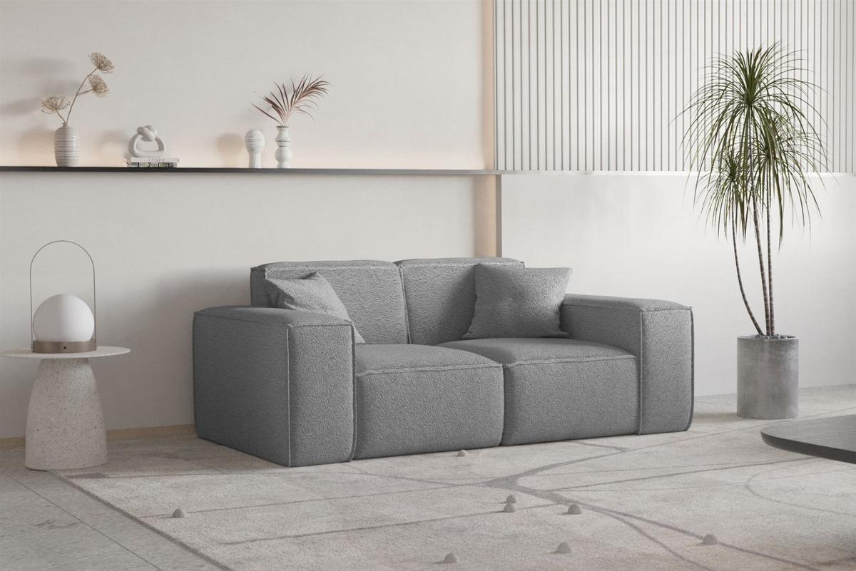 SOFA Sezlong Celes Premium 2er-set - Grau, Holzwerkstoff/Textil (110/95/194cm) - Fun Möbel