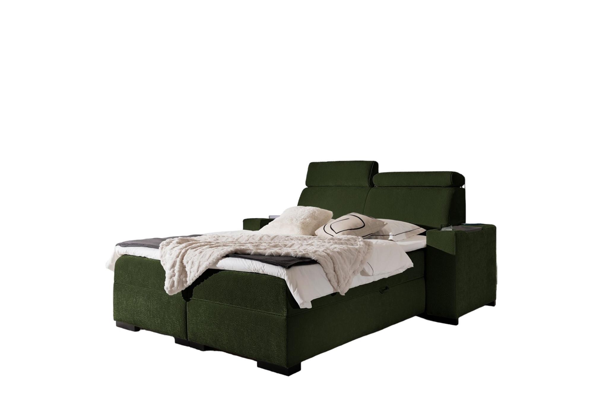 BOXBETT Nestor Dress Me Set.2 - Grün, Holzwerkstoff/Textil (160/200cm) - Fun Möbel