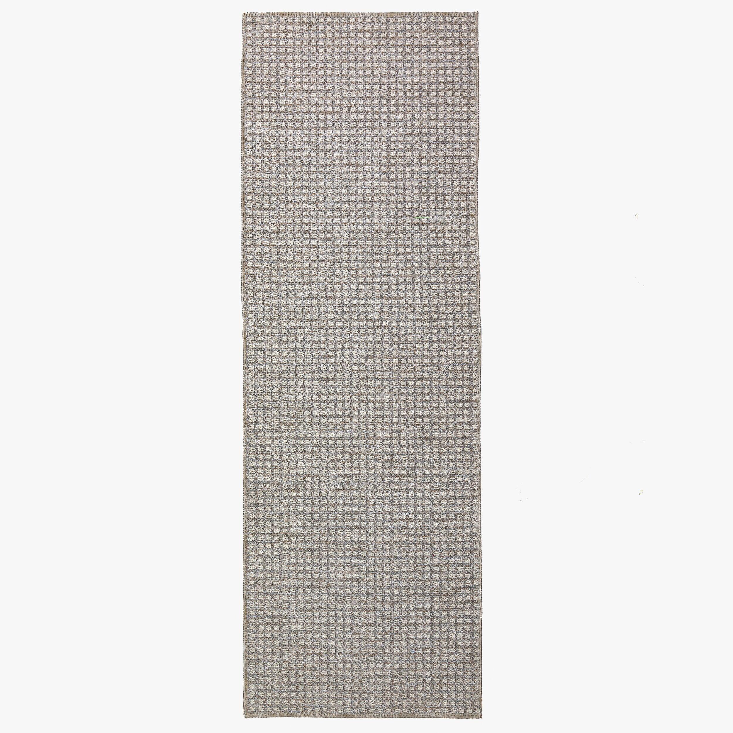 KURZFLORTEPPICH Waschbar NORA, einfarbig, aus Polyester, Grau, 78 x 300 cm - Grau, Textil (300/78cm) - KADIMA DESIGN