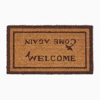 FUSSMATTE Welcome/Come Again, Kokosfaser 40/70 cm - Naturfarben, Naturmaterialien (40/70cm) - Homescapes
