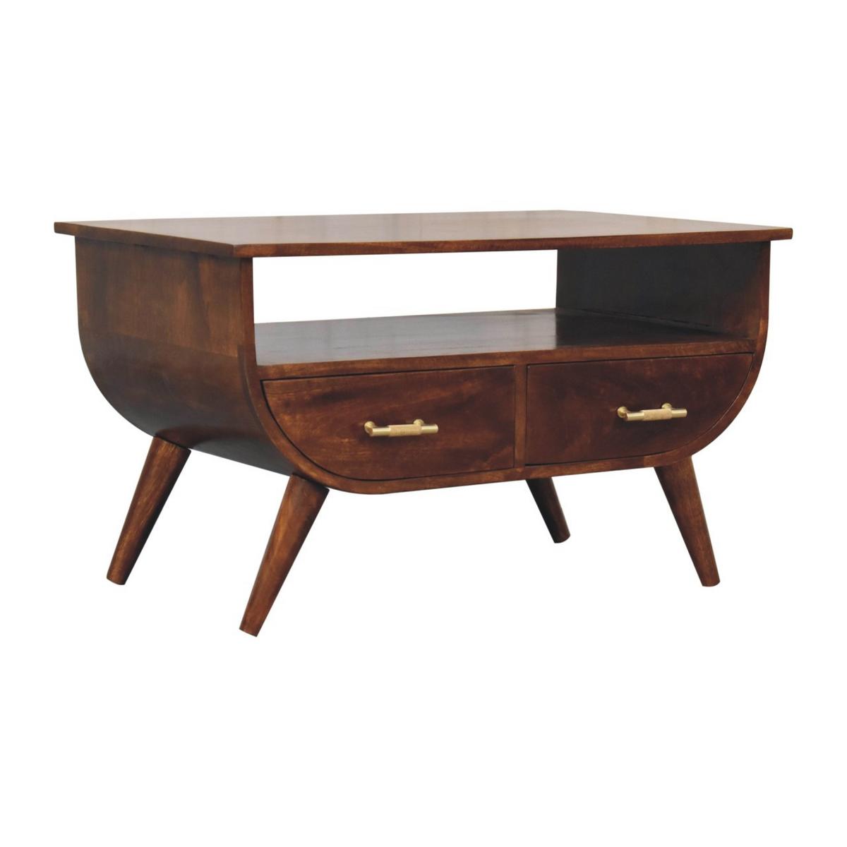 COUCHTISCH Agra - Braun, Holz (80/55/47cm) - Artisan Furniture