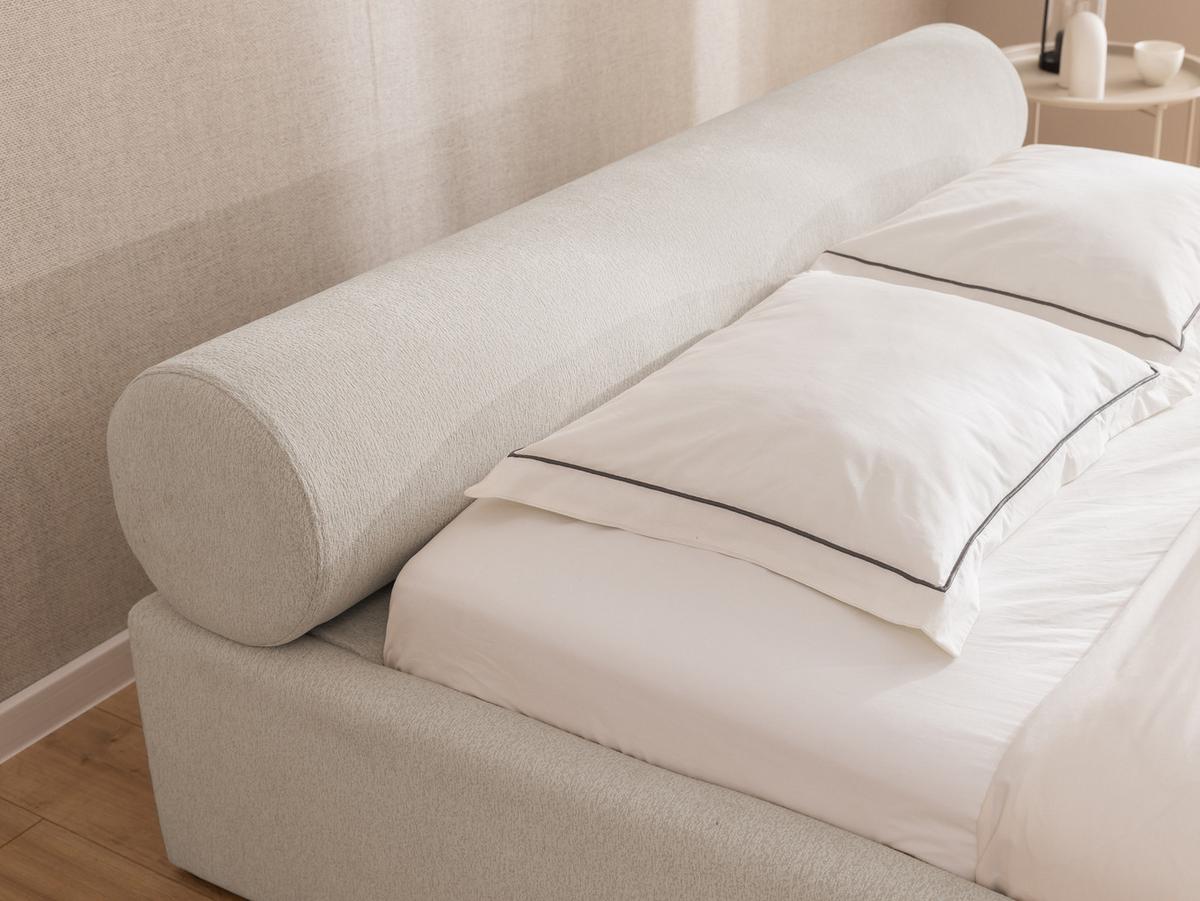 POLSTERBETT 140/200 cm Josy im Designer-Look mit Bettkasten und Lattenrost aus Hellgrau Chenille-Stoff - Hellgrau/Schwarz, Holz/Kunststoff (140/200cm) - S-Style Möbel