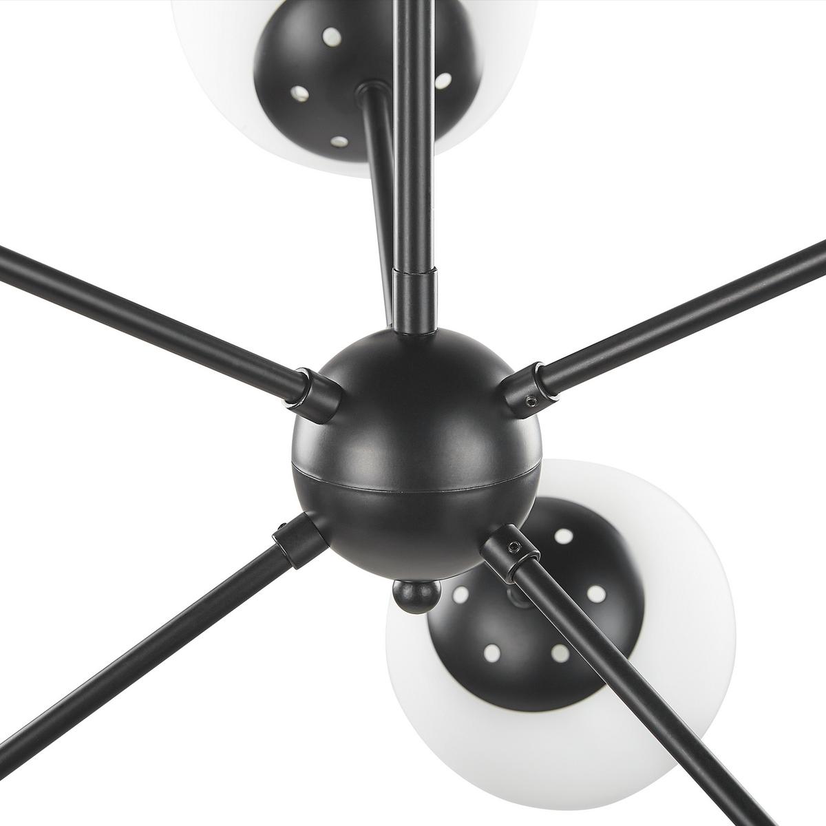 HÄNGELEUCHTE Adawro 58/58/100 cm - Schwarz, Metall (58/58/100cm) - Beliani