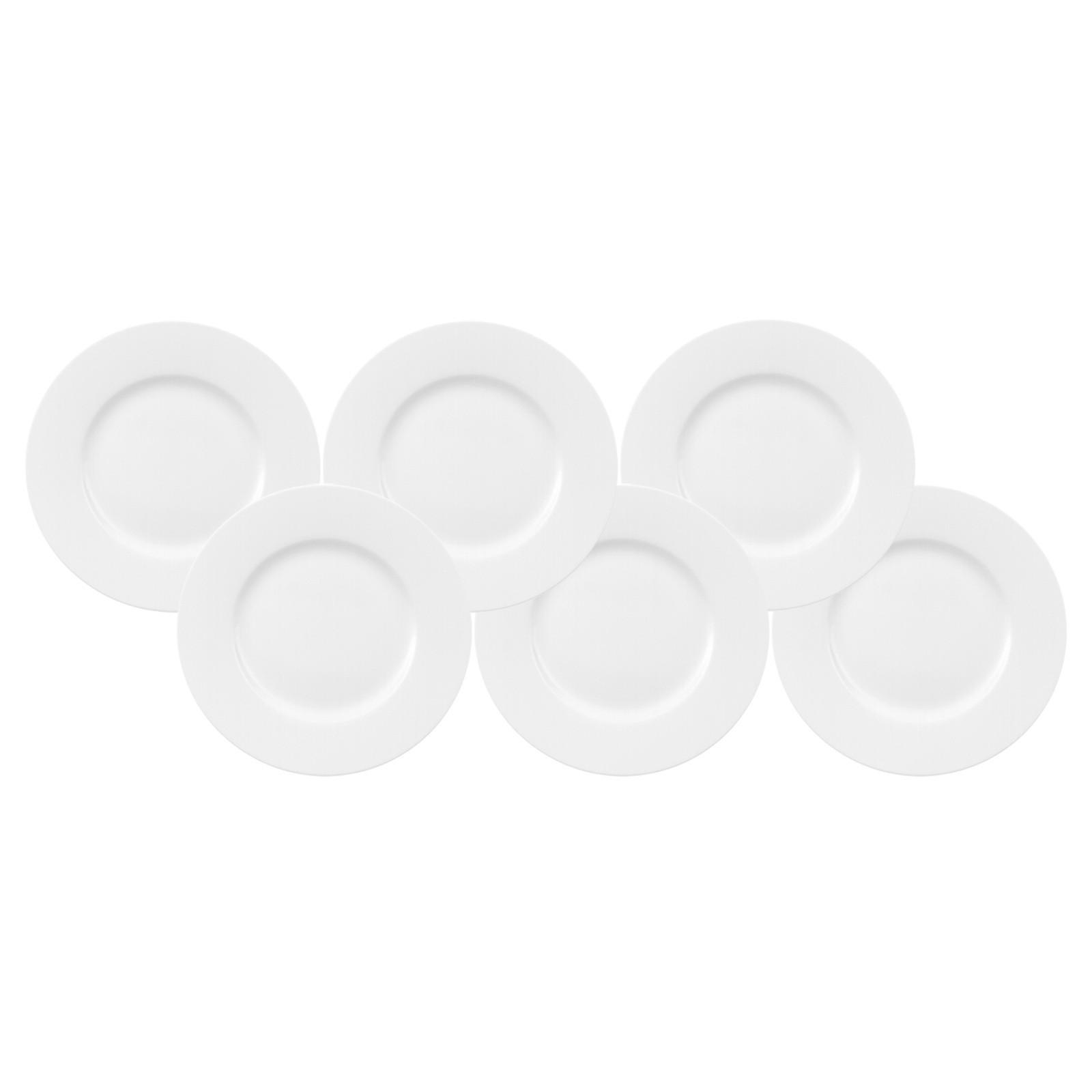 FRÜHSTÜCKSTELLER Royal weiß ø 22.0 cm 6er Set - Weiß, Keramik (22cm) - Villeroy & Boch