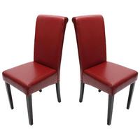 ESSZIMMERSTUHL Rot 2er-Set - Rot, Holz (41/99/60cm) - MCW
