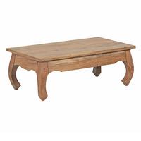 COUCHTISCH aus Massivholz im Landhausstil, natürliches Design, Akazie 60x110x40 cm - Akaziefarben, Holz (110/60/40cm) - KADIMA DESIGN