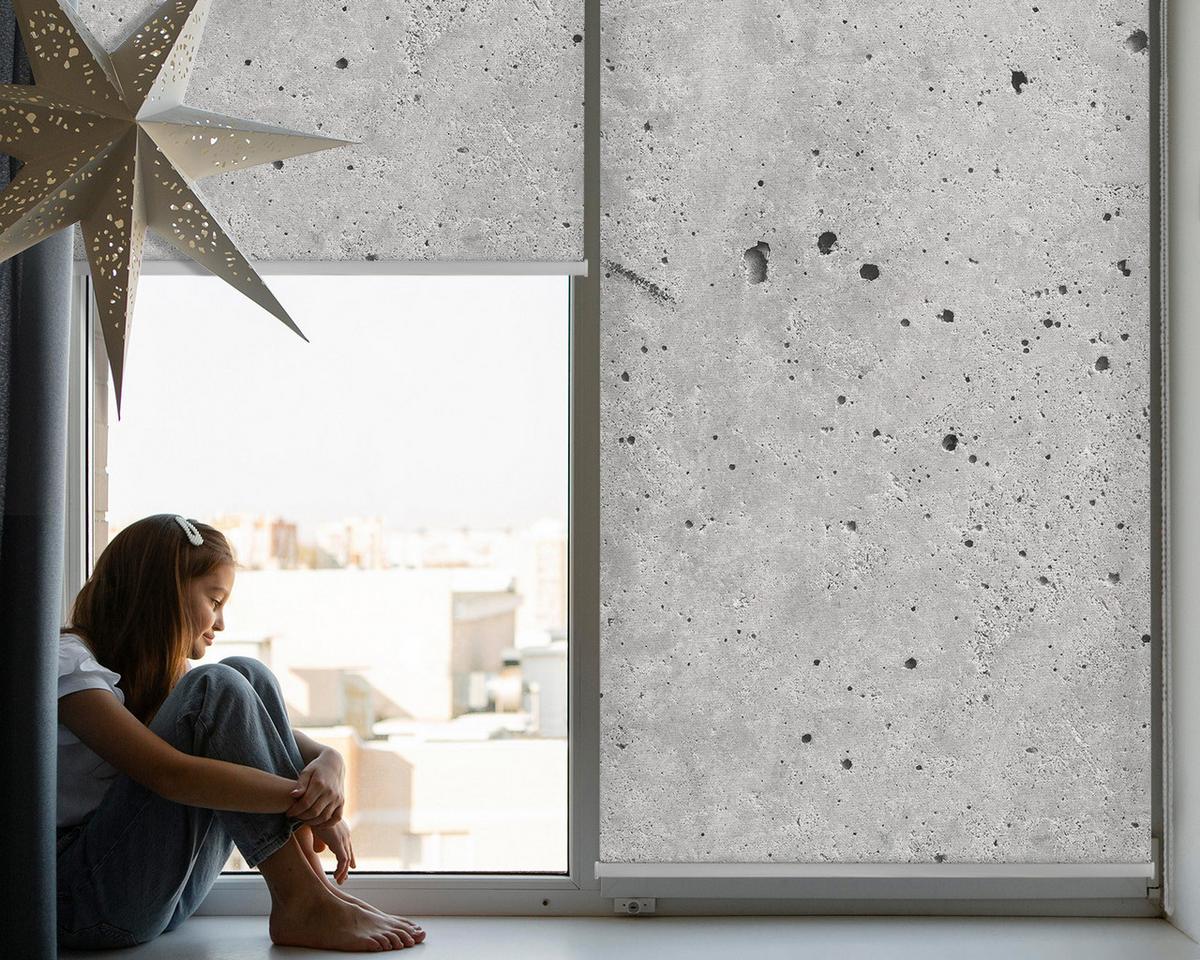 INNENROLLO - Fensterrollo - Rollo - 100x180 cm - Granit - Grau, Kunststoff (100/180/0.5cm) - TULUP